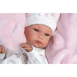 Кукла малышка Бимба 35 см на одеялке, c соской (виниловое тело) Испания LL63598