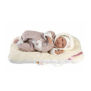 Kūdikių lėlytė Lala 42 cm (pagalvė, verkia, kalba, su čiulptuku, minkštas kūnas) Ispanija LL74106