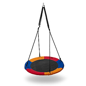 NILS CAMP Sūpynės gandro lizdas NB5003 Oranžinė-mėlyna-raudona 90 cm