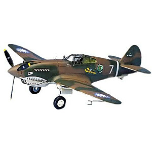 Plastikinis P-40S Tomahawk modelis.