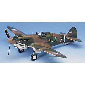 Plastikinis P-40S Tomahawk modelis.