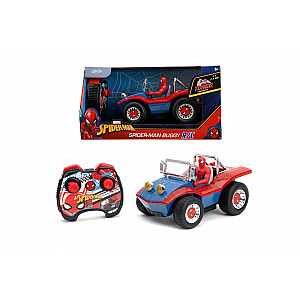 Radijo bangomis valdomas automobilis Spider Man RC Buggy 1/24 su figūra