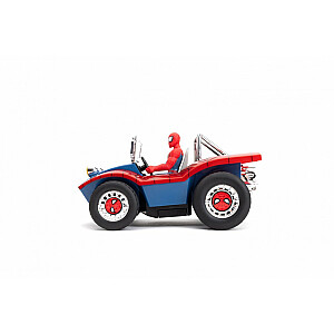 Radijo bangomis valdomas automobilis Spider Man RC Buggy 1/24 su figūra