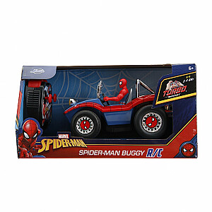 Radijo bangomis valdomas automobilis Spider Man RC Buggy 1/24 su figūra