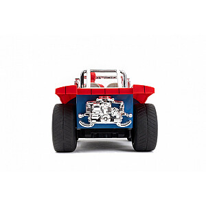 Radijo bangomis valdomas automobilis Spider Man RC Buggy 1/24 su figūra