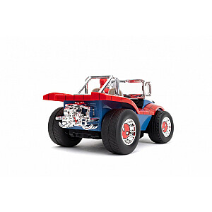 Radijo bangomis valdomas automobilis Spider Man RC Buggy 1/24 su figūra