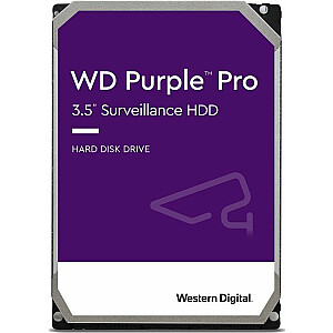 WD Purple Pro 12TB 3,5" SATA III (6Gb/s) serverio diskas (WD121PURP)