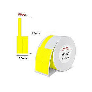 Термоэтикетки Niimbot R25*78-90Желтые