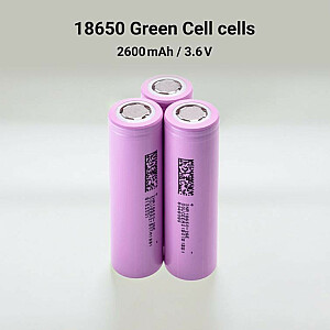 20 Ogniwo 18650 ličio jonų akumuliatorių INR1865026E 3,6 V 2600 mAh