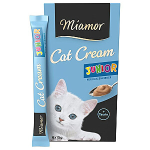 MIAMOR Cat Cream Junior - skanėstas katėms - 6 x 15g