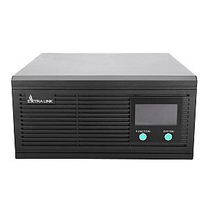 Extralink Lightning 800VA/640W | Inverteris | Gryna sinusinė banga, akumuliatoriaus įtampa 12V DC.