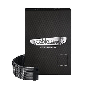 ModMesh CableMod C-Series PRO kabelių rinkinys, skirtas Corsair AXi/HXi/RM (geltona etiketė) – anglis