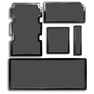 „Demciflex“ dulkių filtrų rinkinys, skirtas „Corsair Obsidian 750D“ - juodas/juodas