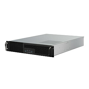 SilverStone RM23-502 Rackmount serverio dėklas, ATX, USB 3.0 - 2U - juodas