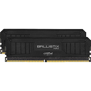 „Crucial Ballistix Max Black“, DDR4-5100, CL19 – 16 GB dvigubas rinkinys