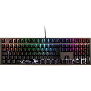 Игровая клавиатура Ducky Shine 7 PBT, MX-Blue, светодиод RGB — бронза