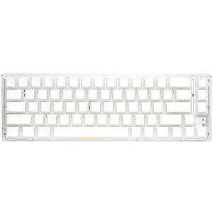 Ducky One 3 Aura White SF žaidimų klaviatūra, RGB LED – MX ruda