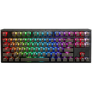 Ducky One 3 Aura Black TKL žaidimų klaviatūra, RGB LED - MX-Speed-Silver