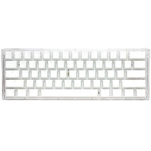 Mini žaidimų klaviatūra Ducky One 3 Aura White, RGB LED – MX-Silver