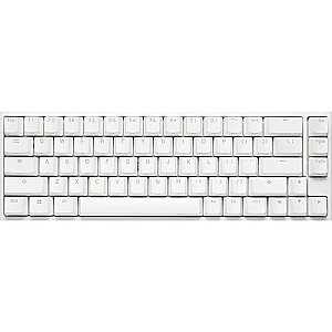 Žaidimų klaviatūra Ducky One 2 SF, MX-juoda, RGB LED - balta