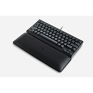 „Glorious Stealth“ klaviatūra, plona riešo atrama – kompaktiška, juoda