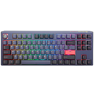 Ducky One 3 Cosmic Blue TKL žaidimų klaviatūra, RGB LED – MX-Silent-Red