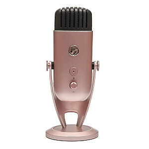 Mikrofonas Arozzi Colonna, USB - rožinis auksas
