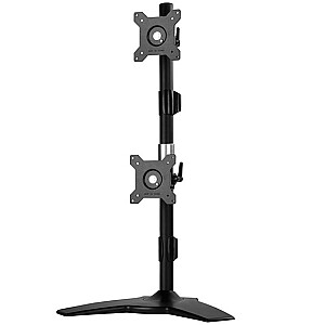 SilverStone SST-ARM24BS – vertikali dvigubo monitoriaus rankena – juoda