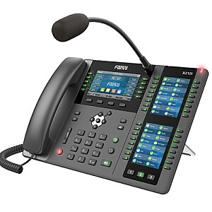 Fanville X210i | VoIP telefonas | IPV6, HD garsas, Bluetooth, RJ45 1000 Mbps PoE, 3 LCD ekranai