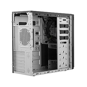 Mid Tower HC-10B-OP, juoda