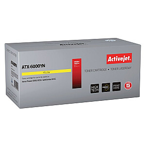 Тонер Activejet ATX-6000YN (замена Xerox 106R01633; Supreme; 1000 страниц; желтый)
