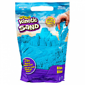 Kinetinis smėlis: ryškios mėlynos spalvos
