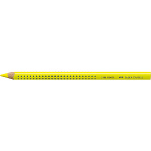 Faber-Castell GRIP Jumbo akvarelinis pieštukas, 1 vnt., neoninės geltonos spalvos