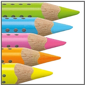 Faber-Castell GRIP Jumbo akvarelinis pieštukas, 1 vnt., neoninės geltonos spalvos