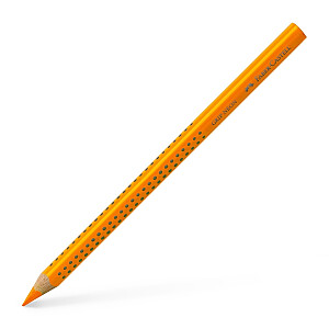 Faber-Castell GRIP Jumbo akvarelinis pieštukas, 1 vnt., neoninės oranžinės spalvos