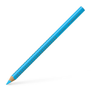 Faber-Castell GRIP Jumbo akvarelinis pieštukas, 1 vnt., neoninės mėlynos spalvos