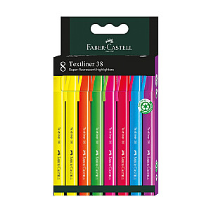 Набор текстовых маркеров Faber-Castell 38 8 цветов