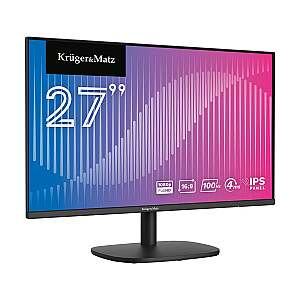 Kruger&Matz KM0199-M27 LED ekranas 68,6 cm (27 colių), 1920 x 1200 pikselių, juodas