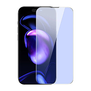 Baseus Crystal Tempered Glass Anti-mėlyna šviesa ir dulkėms atsparus 0,3 mm, skirtas iPhone 14 Pro Max (2 vnt.)
