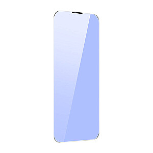 Baseus Crystal Tempered Glass Anti-mėlyna šviesa ir dulkėms atsparus 0,3 mm, skirtas iPhone 14 Pro Max (2 vnt.)
