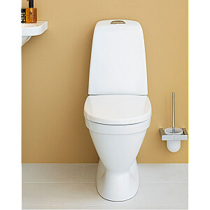 Unitazas Nautic 1510, paslėpta P jungtis, Hygienic Flush apvadas, dvigubas nuleidimas, Soft Close/Quick Release dangtis, Ceramicplus, balta