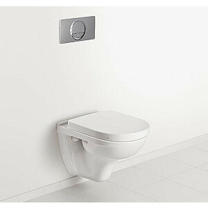 Villeroy&Boch O.Novo Compact sieninis tualeto komplektas, SoftClose dangtelis, baltas