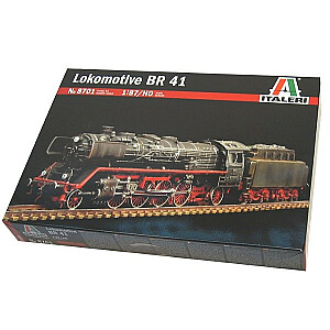 Plastikinis lokomotyvo BR 41 modelis.