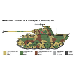 Plastikinis modelis Sd.Kfz.171 Panther Ausf.A 1/35.