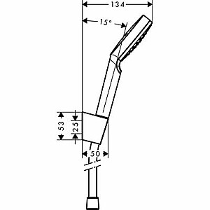 Комплект Crometta 1jet с держателем, привод 1,60 м.