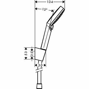 Комплект Crometta Vario с держателем, привод 1,60 м.