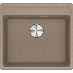MRG 610-52 Мойка из гранита с регулирующим клапаном PushKnob 3 1/2", 560х510мм, кашемир