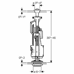 Universalus vandens nuplovimo mechanizmas Basic 240, dviguba praplovimo funkcija