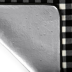 Одеяло для пикника NILS CAMP NC2310 черно-белое 300 x 200 см
