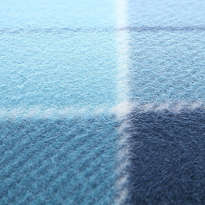 Одеяло для пикника NILS CAMP NC8002 в клетку синее 250 x 200 см